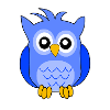 Hibou bleu