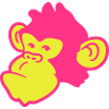 Cool monkey head