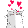 Mrou le chat Amoureux