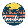 Caribbean palm trees