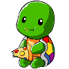 Turtle LGBT Pizza Gay Pride