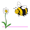 Bumblebee and flower