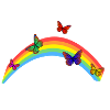 Butterfly rainbow