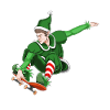 Christmas Skater Elf