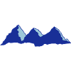 mountain highlander drawing vector