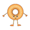 Cute Smiling Kawaii Doughnut