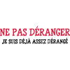 Ne pas Déranger !