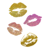 Glitter lips