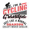 Cool Cycling Grandpa