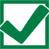 Rectangular hook logo