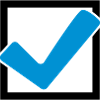 Rectangular hook logo