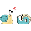 Escargot amoureux