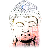 Buddha in warm shades