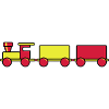 Enfant train jouet