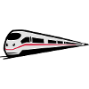 Train railway ice