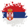 Serbia Blobs / Gift Belgrade Balkan Flag