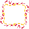 Abstrait feu flamme structure