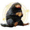 Fantastic Beasts Niffler With Coin Gold