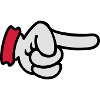 pointing finger / Zeigefinger (3c)