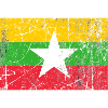 Myanmar flag Burma Birmanien Fahne Flagge