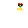 Ich liebe Biafra Flagge