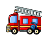 Fire truck fire department