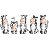 Funny Zebras - Zebra