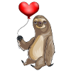 Valentines Sloth
