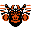 Mayan statue relief mask
