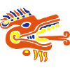 Mayan statue relief design