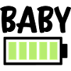 Baby battery full