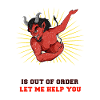God is Out of Order Blasphemy The Devil Helps