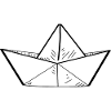 Papierschiff Boot