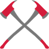 2 fire axes