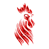 cool red chicken gift