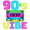 90s Vibe - Retro Vintage 90s Music Gift