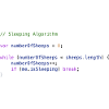 Programmierer Code Schäfchen zählen Logik