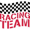 Conception de drapeau Racing Team