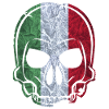 MMJ Italy flag skull