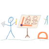 Technical Draftsman Stickman Designer