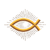 Fish symbol, gift religion christianity