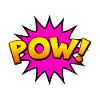 Cartoon Comic Style POW!