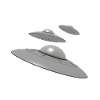 3 Ufo mit Aliens