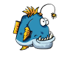 Deep sea fish frogfish gift