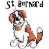 Droll Saint Bernard - Dog