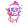 Cool & Trendy Abstract Skull