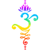 Yoga Om Lotus Unalome Chakra