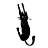 Chat locatif Miau chat noir