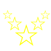 Sterne gelb Geschenkidee Geschenk Idee