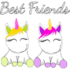 Best Friends Einhörner